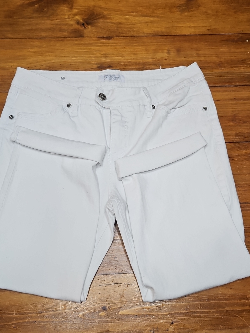 Women’s White Ankle Crop Jeans